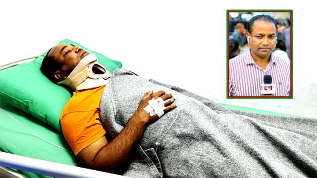 রূপগঞ্জে সন্ত্রাসী হামলায় একাত্তর টেলিভিশনের সাংবাদিক আহত