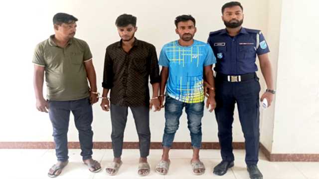 বন্দরে বিভিন্ন অপরাধে গ্রেপ্তার ৩  