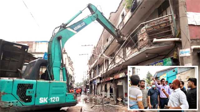 রূপগঞ্জে ৫০টি দোকান ও ৪টি বহুতল ভবন উচ্ছেদ 