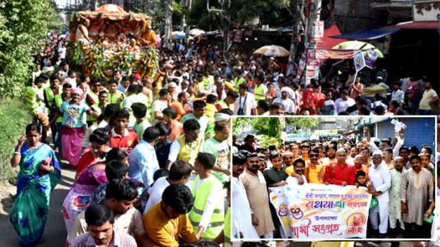 নারায়ণগঞ্জে জাঁকজমকপূর্ণ রথযাত্রা মহোৎসব পালিত 