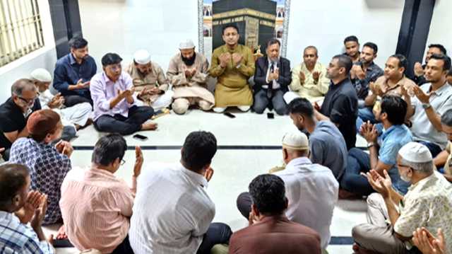 নারায়ণগঞ্জ গণপূর্ত ঠিকাদার সমিতির দোয়া 