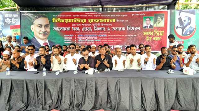 জিয়াউর রহমানের শাহাদাৎ বার্ষিকীতে সাহেদের উদ্যোগে দোয়া, খাবার বিতরণ