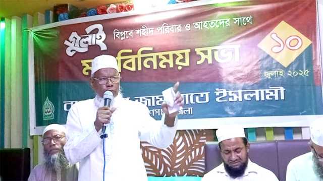জুলাই সনদ ও শহীদদের রাষ্ট্রীয় মর্যাদা প্রদান করতে হবে : মমিনুল হক