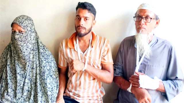চাচাত ভাইয়ের স্ত্রী সাথে মোবাইল ফোনে কথা বলায় সন্ত্রাসী হামলা