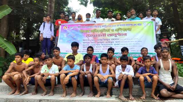 বন্দরে বালক (অনূর্ধ্ব-১৪) সাঁতার প্রতিযোগিতা ও প্রশিক্ষণের উদ্বোধন