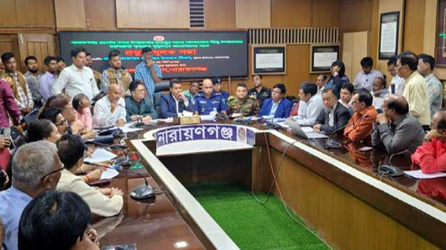 লাঙ্গলবন্দ অষ্টমী স্নান উৎসবের প্রস্তুতি সভায় দুই পক্ষের হট্টগোল