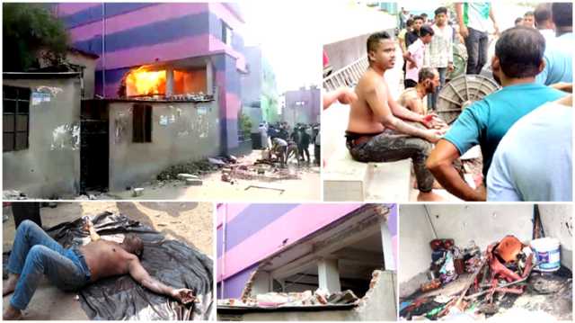 রূপগঞ্জে ডাইং কারখানায় গ্যাস বিস্ফোরণে দগ্ধ ৪