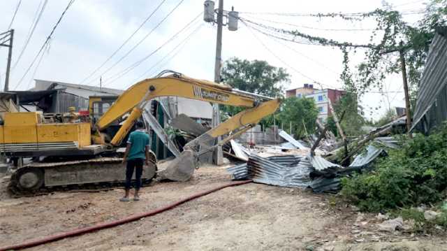 সোনারগাঁয়ে দুটি চুনা কারখানার অবৈধ গ্যাস সংযোগ বিচ্ছিন্ন