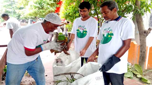 ১৫নং ওয়ার্ডে নগর ভাবনার পরিচ্ছন্নতা অভিযান