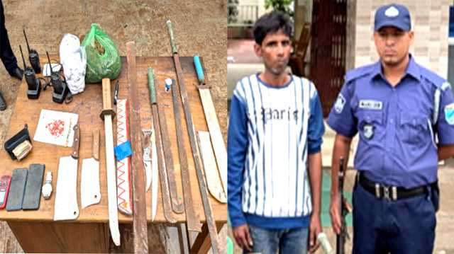 রূপগঞ্জে মাদক, দেশীয় অস্ত্র ও ওয়াটাকিসহ কুত্তা শ্রাবনের সহযোগী সজীব গ্রেপ্তার
