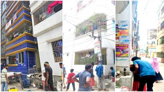 সিদ্ধিরগঞ্জ হাউজিং এ তিতাসের অভিযান প্রশ্নবিদ্ধ, ক্ষোভ
