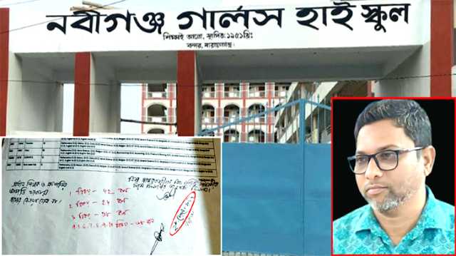 নবীগঞ্জ গার্লস স্কুল এন্ড কলেজের ফলাফল বিপর্যয়ের নেপথ্যে.........
