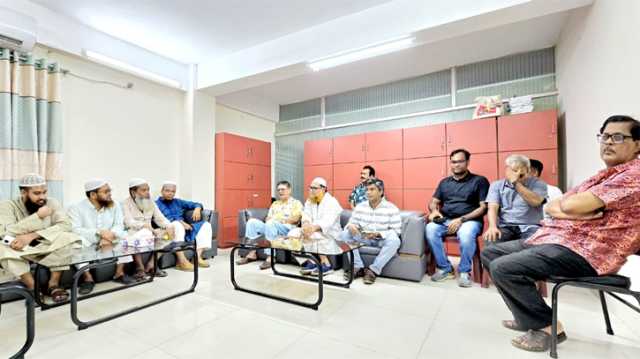 নারায়ণগঞ্জ প্রেসক্লাবের নতুন কমিটির সাথে খেলাফত মজলিসের শুভেচ্ছা