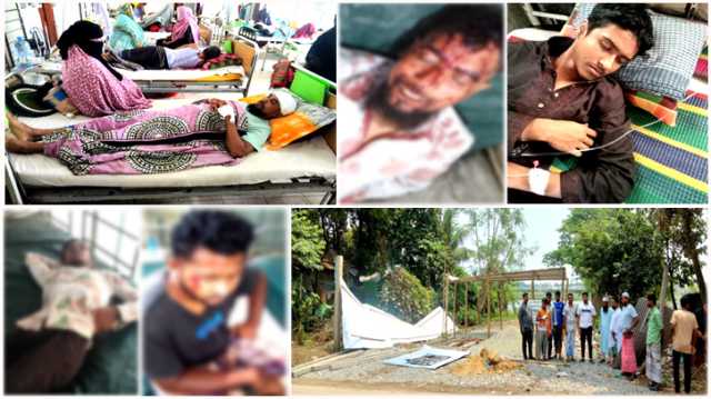 রূপগঞ্জে গভীর রাতে সন্ত্রাসী হামলা, ভাংচুর ও লাটপাট : নারী-শিশু সহ আহত ৯