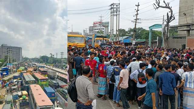চিকিৎসার অভাবে শ্রমিক মৃত্যুর অভিযোগ, বন্দরে মহাসড়ক অবরোধ