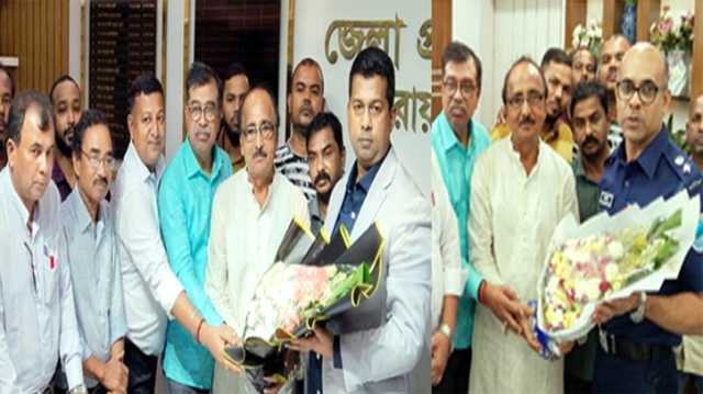 পূজা উৎসবমুখর হওয়ায় ডিসি-এসপিকে শুভেচ্ছা