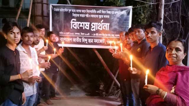 মাইলস্টোন কলেজের বিমান দুর্ঘটনায় হতাহতদের জন্য বিশেষ প্রার্থনা