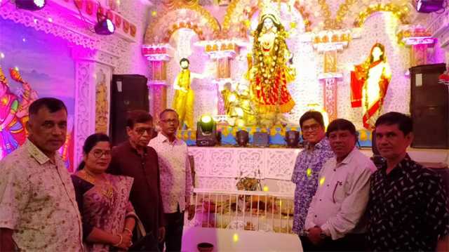 দীপাবলি উৎসবের মহানবমীতে শহরের মন্ডপ পরিদর্শনে পূজা পরিষদ 