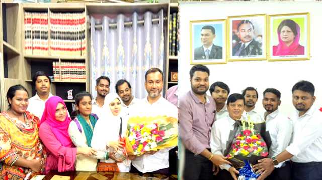 না’গঞ্জ জেরা আইনজীবী সমিতির নব নির্বাচিত কমিটিকে আইন কলেজের শিক্ষার্থীদের শুভেচ্ছা