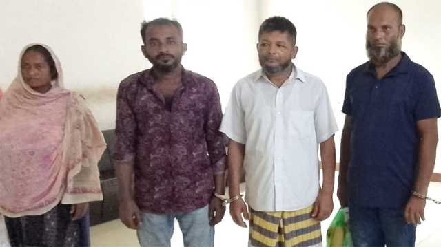 বন্দরে ইয়াবা ও গাঁজাসহ গ্রেপ্তার ৪