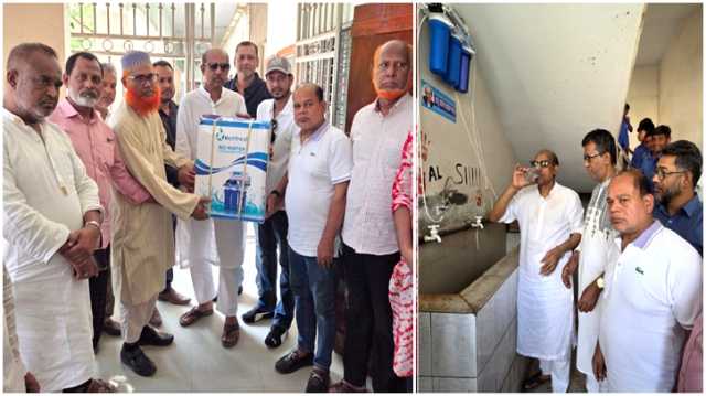 শহরের দুটি স্কুলে বাবুল’র পানি বিশুব্ধকরণ ইউনিট স্থাপন 