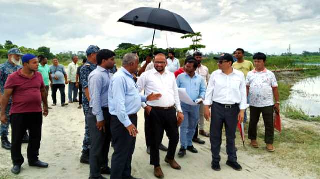 রূপগঞ্জের জলাবদ্ধতা নিরসনে প্লাবিত এলাকা পরিদর্শনে প্রশাসন ও পরিবেশ অধিদপ্তর