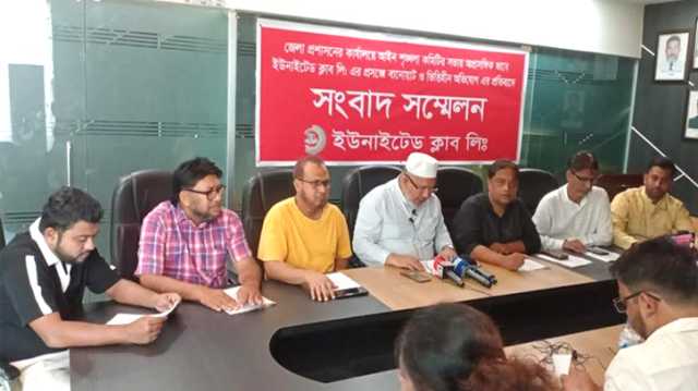 ইউনাইটেড ক্লাবে কোনো মদ বা জুয়ার আসরের অস্তিত্ব নেই : সভাপতি তাপু