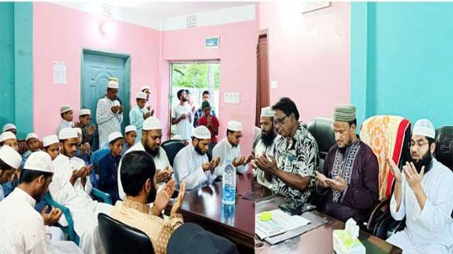 খালেদা জিয়ার জন্মবার্ষীকিতে এতিম ছাত্রদের নিয়ে শ্রমিক নেতা সেলিমের দোয়া 