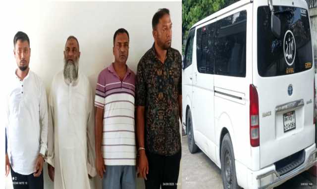 বন্দরে র‌্যাব পরিচয়ে ডাকাতির প্রস্তুতিকালে গ্রেপ্তার ৪ 