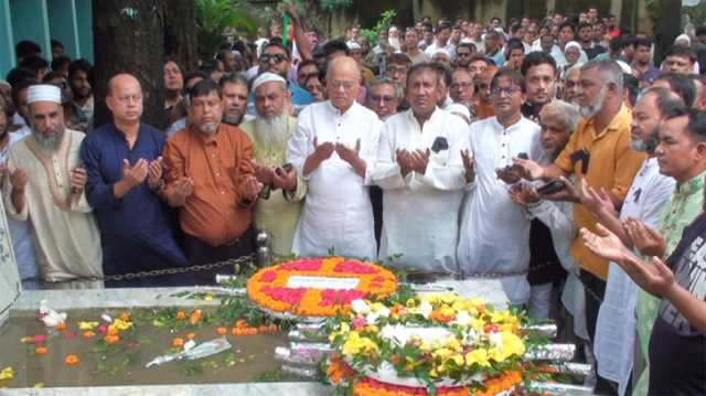 রূপগঞ্জে বিএনপির স্থানীয় কমিটির সদস্য ও সাবেক স্বরাষ্ট্রমন্ত্রীর ১৩তম শাহাদাত বার্ষিকী পালন