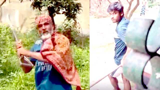 সোনারগাঁয়ে বাবা ছেলের অত্যাচারে অতিষ্ট ফুসেঁ উঠছে এলাকাবাসী