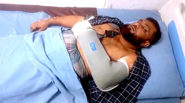 রূপগঞ্জে  চাঁদার টাকা না পেয়ে ব্যবসায়ীর হাত ভেঙ্গে দিয়েছে দুর্বৃত্তরা