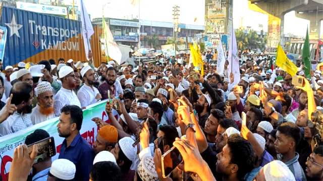রূপগঞ্জে জুলাই সনদ বাস্তবায়ন ও পিআর’র দাবিতে বিক্ষোভ সমাবেশ