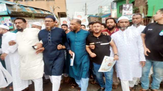 সিদ্ধিরগঞ্জে নির্বাচনী প্রচারণা সভায় ২নং ওয়ার্ড বিএনপির অংশগ্রহণ