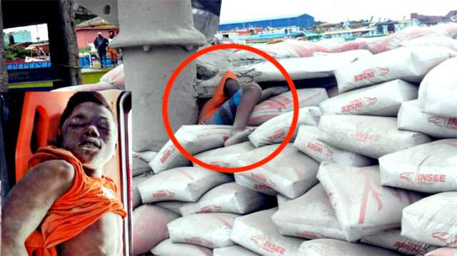 বন্দরে সিমেন্ট চাপা পরে শ্রমিক রাকিবের মৃত্যু