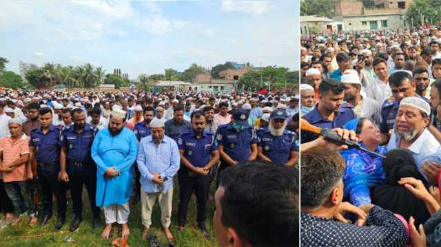 প্যারোলে মুক্তি পেয়ে স্ত্রীর জানাযায় মতি, কান্নাজড়িত কণ্ঠে চাইলেন ক্ষমা