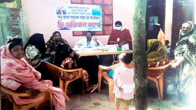 শিল্পপতি বাবুলের উদ্যোগে চলছে বিনামূল্যে চিকিৎসা সেবা