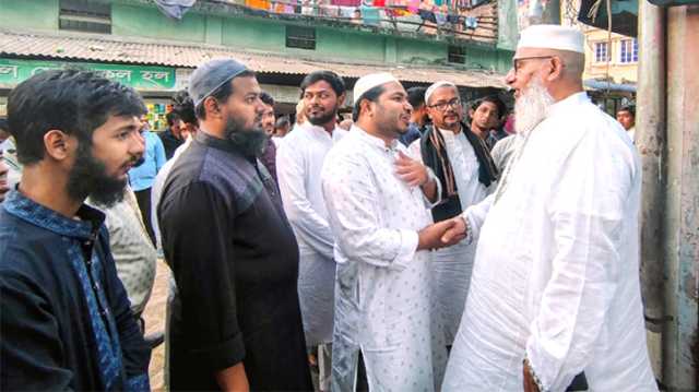 এনায়েতনগরে এনসিপি নেতা আল আমিনের গণসংযোগ 