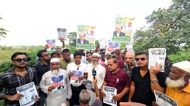 বাবুলের পক্ষে ৩১ দফার প্রচারে ২৪ নং ওয়ার্ড বিএনপি নেতা সাত্তার