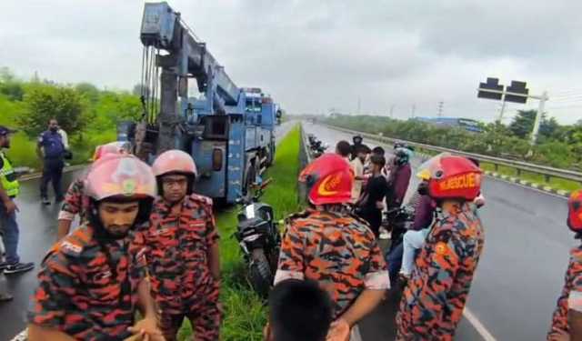 ঢাকা-মাওয়া এক্সপ্রেসওয়েতে মোটরসাইকেল দুর্ঘটনায় নিহত ১