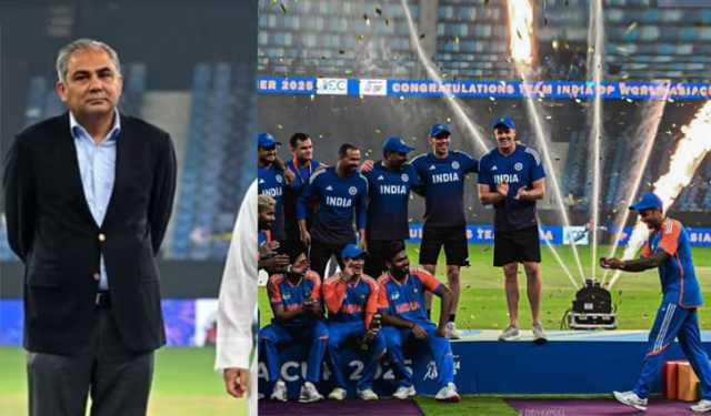 নাকভি নিয়ে গেলেন এশিয়া কাপ ট্রফি, ভারতের কল্পিত উদযাপন