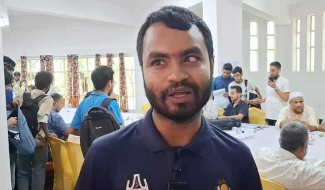 চাকসু: শিবিরের প্যানেলে দৃষ্টিপ্রতিবন্ধী আকাশ দাশ