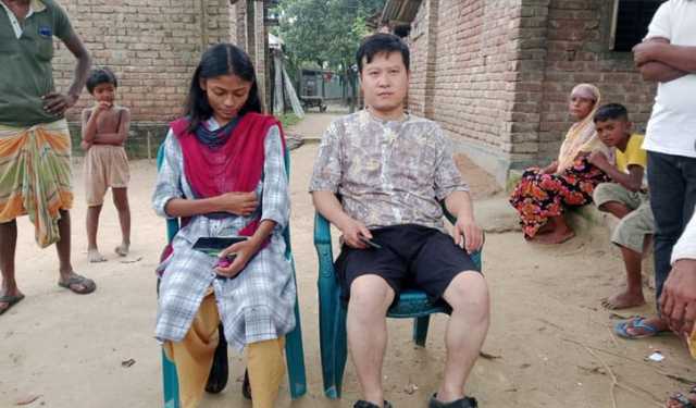 প্রেমের টানে চীনা যুবক দিনাজপুরে, মুসলিম হয়ে করলেন বিয়ে 
