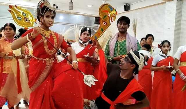 কিশোরগঞ্জে কালীবাড়ী প্রাঙ্গণে মহালয়ার অনাড়ম্বর আয়োজন