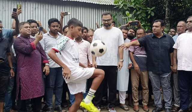 ‘ক্ষুদে ম্যারাডোনা’ জিসানের দায়িত্ব নিলেন তারেক রহমান