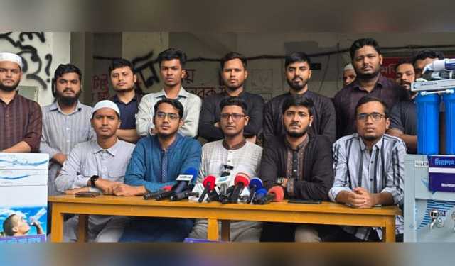 জবিতে ৩৩টি পানির ফিল্টার স্থাপন করল ছাত্রশিবির