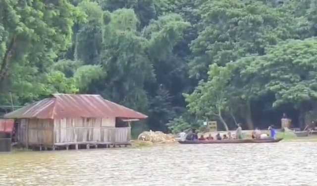 খাগড়াছড়িতে চেঙ্গী তীরবর্তী নিম্নাঞ্চল প্লাবিত