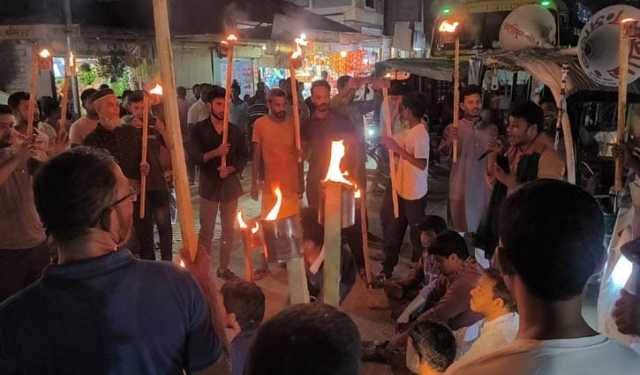 নূরের ওপর হামলার প্রতিবাদে লালমনিরহাটে মশাল মিছিল