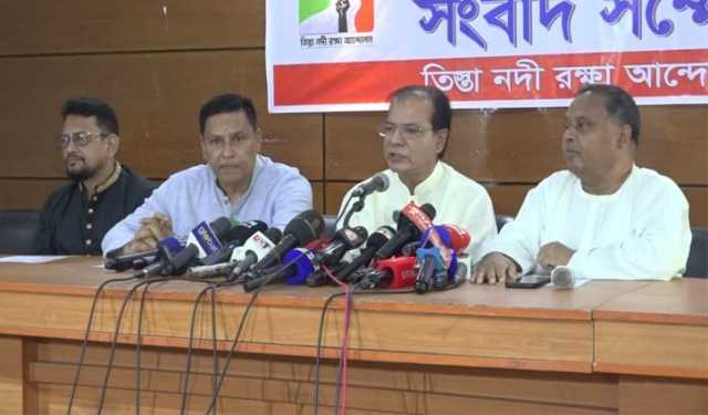 নভেম্বরেই তিস্তা মহাপরিকল্পনা বাস্তবায়ন শুরুর দাবিতে কর্মসূচি ঘোষ