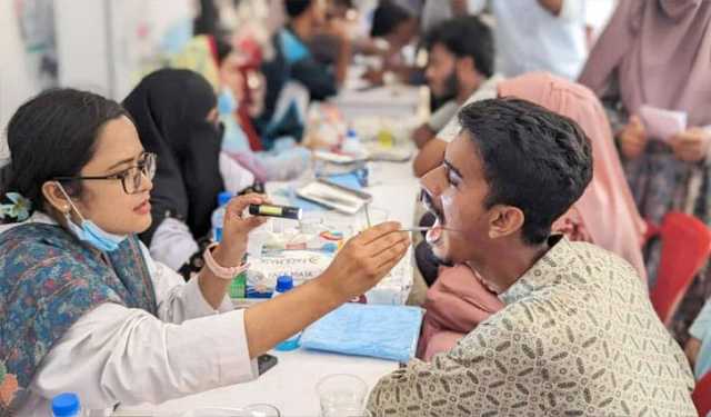 রাবিতে ২ দিনব্যাপী ফ্রি হেলথ ক্যাম্প